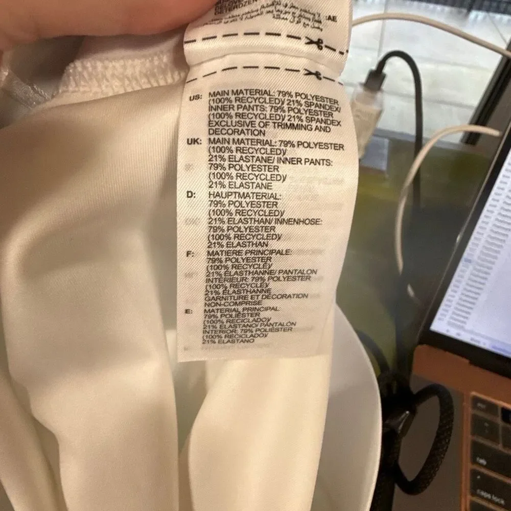 Adidas White Pro Climacool Tennis Skirt sz XL NWOT - Picture 7 of 7